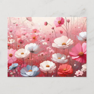 Postal Flor Meadow Vintage estético