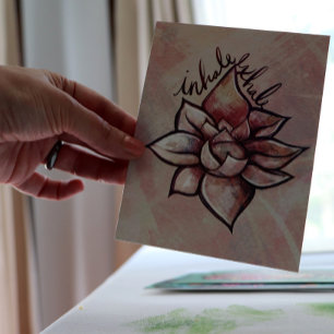Postal Flor morada Lotus Flor Flor Flor Lotus Flores Flor