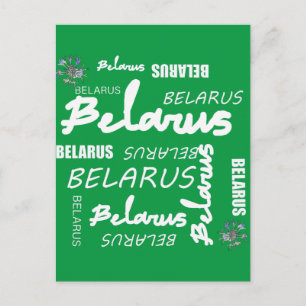 Postal Flor Nacional de Belarús