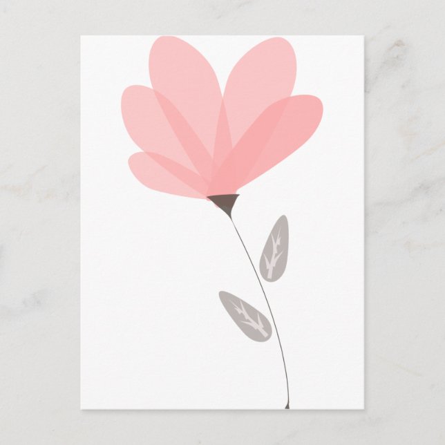 Postal flor opaca (Anverso)