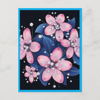 POSTAL FLOR PINK #1