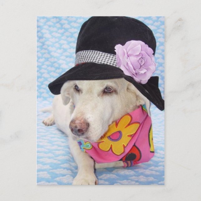 Postal Flor Power Myrtie (Anverso)