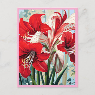 POSTAL FLOR ROJA #1