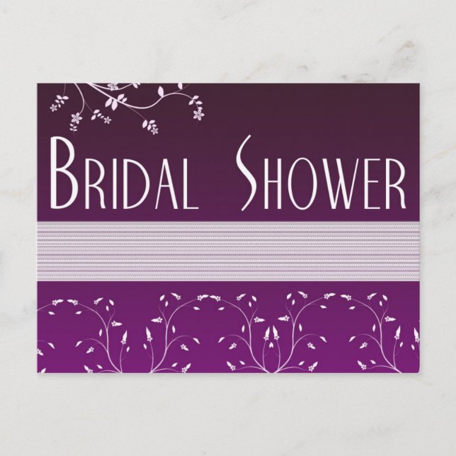 Postal Flor Shower (Anverso)