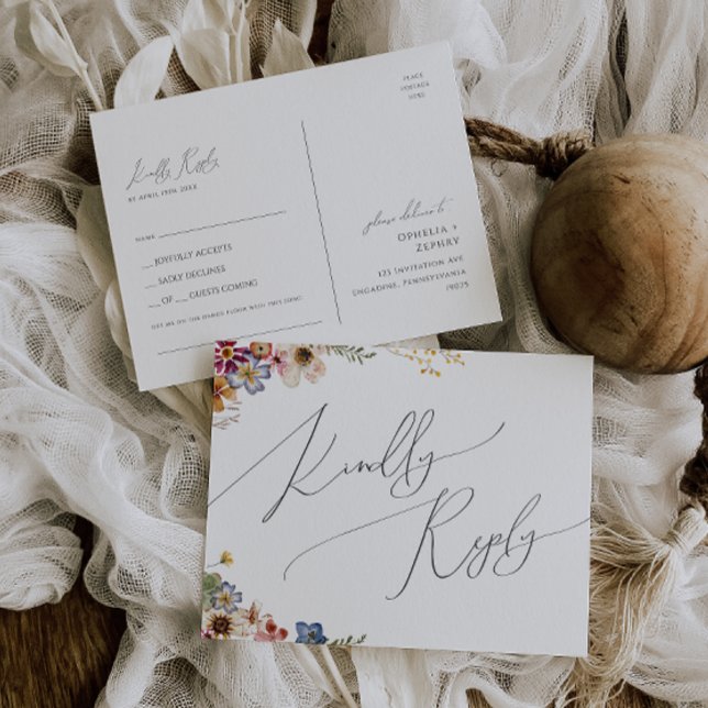 Postal Flor silvestre colorida | Solicitud de canción de  (Subido por el creador)