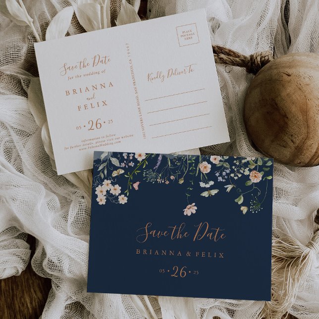 Postal Flor silvestre del jardín de otoño horizontal Guar (Subido por el creador)