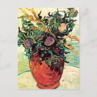 Postal Flor y silbido de vida, Bella Artes Van Gogh