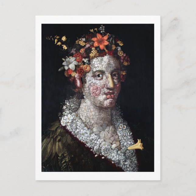Postal Flora, Arcimboldo (Anverso)