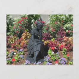 Postal Flora de la criada de flores