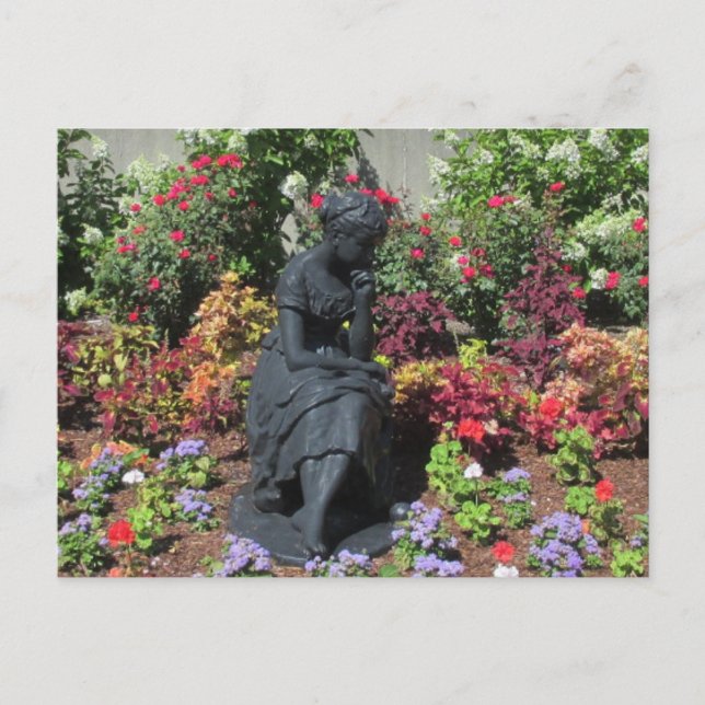 Postal Flora de la criada de flores (Anverso)