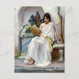 Postal Flora de la prerapelita John William Waterhouse
