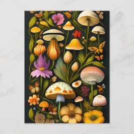 Postal Flora de prados | Haeckel moderno