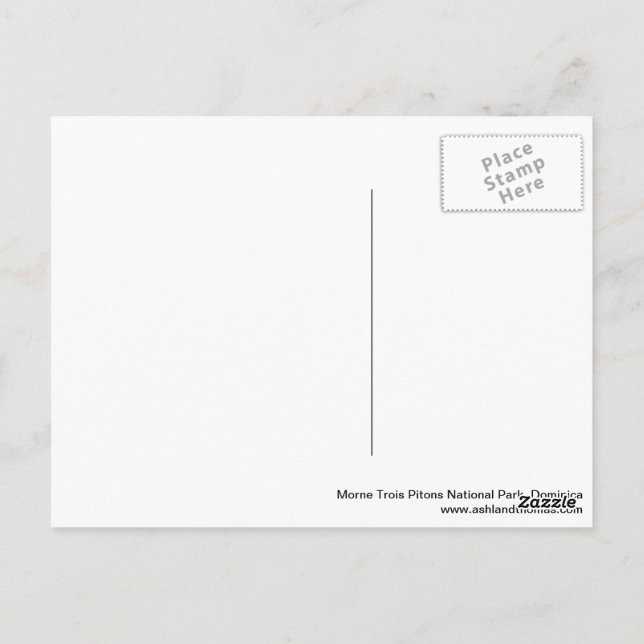 Postal Flora Dominica 2 (Reverso)