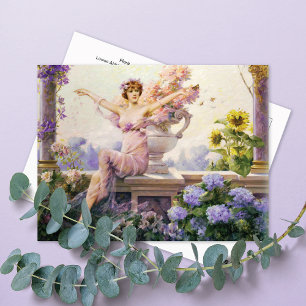 Postal Flora Louise Abbéma