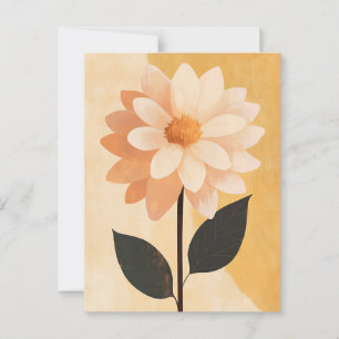 Postal Flora Pastel en la calma #090