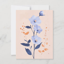 Postal Flora Pastel en la calma #091