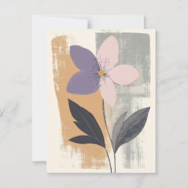 Postal Flora Pastel en la calma #092