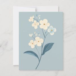 Postal Flora Pastel en la calma #093