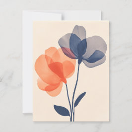 Postal Flora Pastel en la calma #094