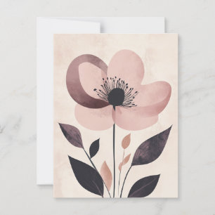 Postal Flora Pastel en la calma #098