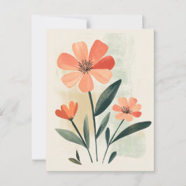 Postal Flora Pastel en la calma #105