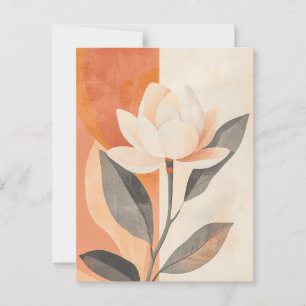Postal Flora Pastel en la calma #106