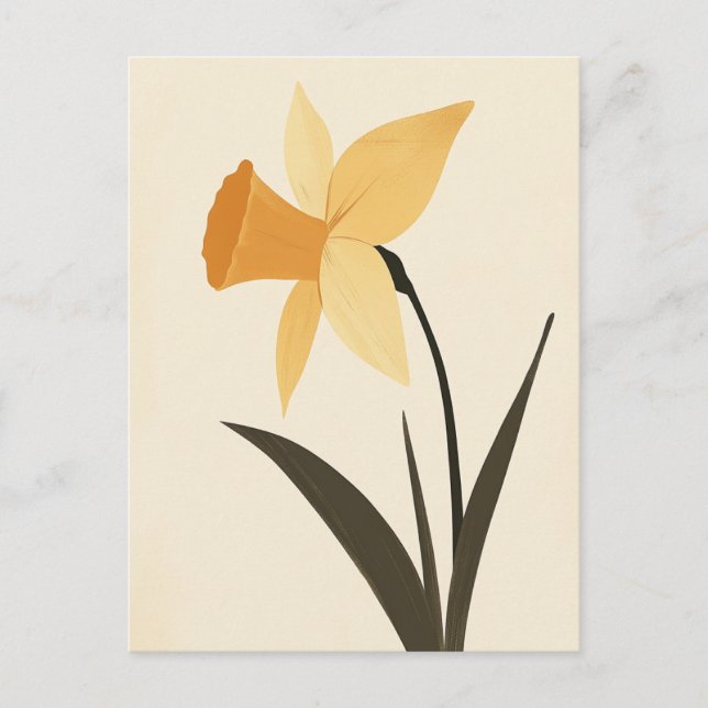 Postal Flora Pastel en la calma #109 (Anverso)