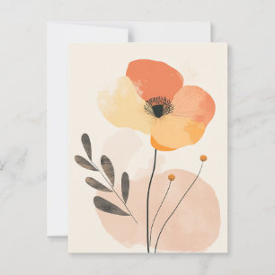 Postal Flora pastel en la quietud #099