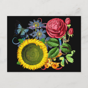 Postal Flora vintage