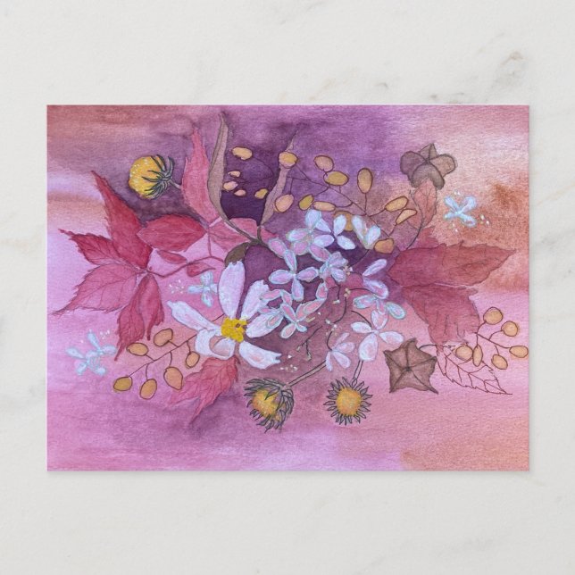 postal floral (Anverso)