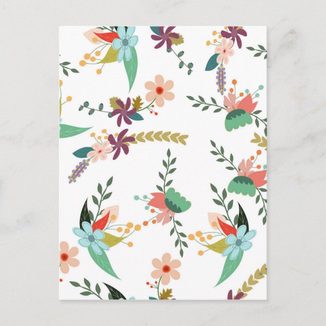 Postal Floral 10 (Anverso)