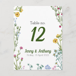 Postal Floral botánica Minimalista moderna