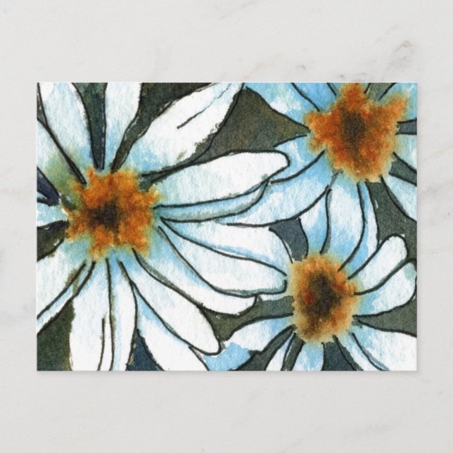 Postal floral "Daisy 1" (Anverso)