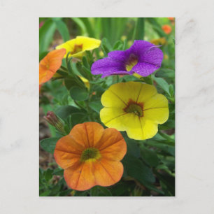 Postal floral de millones de campanas
