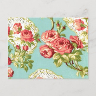 Postal   Floral de moda