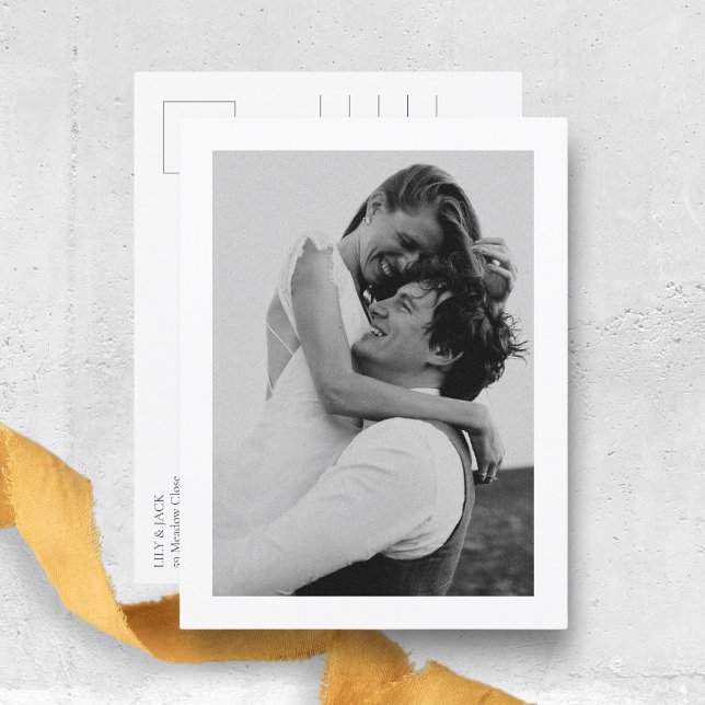 Postal Floral Dusty Azul Hidrangea Boda Gracias (Subido por el creador)