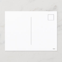 Postal floral en blanco