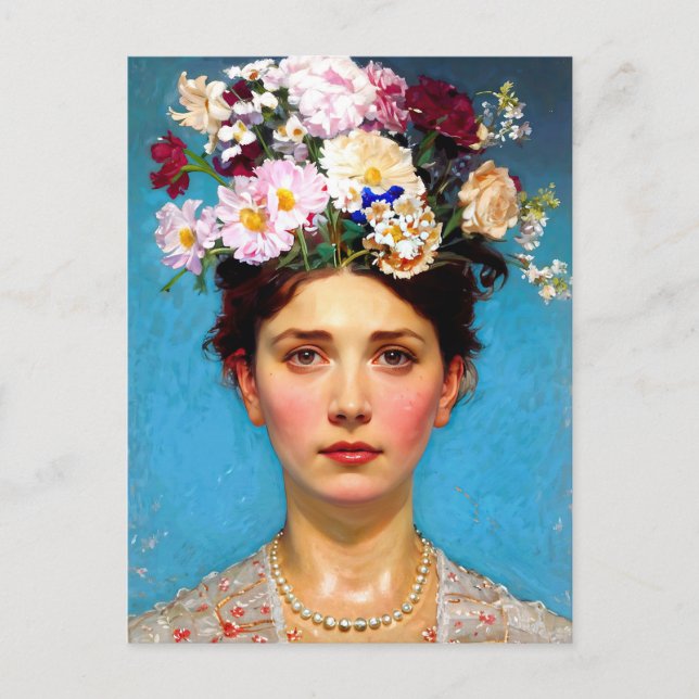 Postal "Floral Flair" Ruth - Sociedad de Arte y Flores (Anverso)