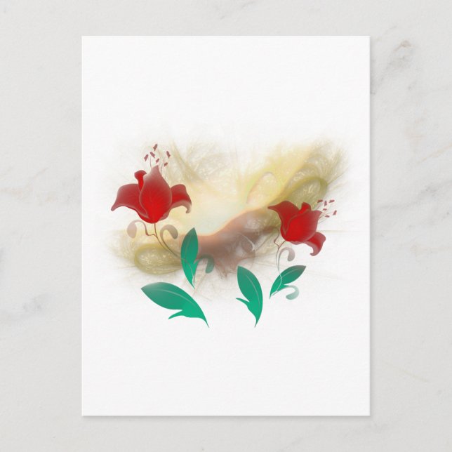Postal Floral Frac (Anverso)