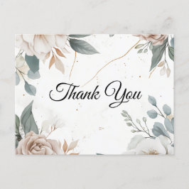 Postal Floral Gracias