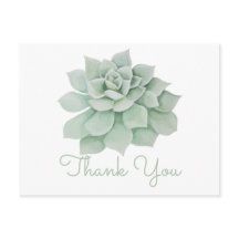 Floral Gracias Mint Green Suculent Cactus