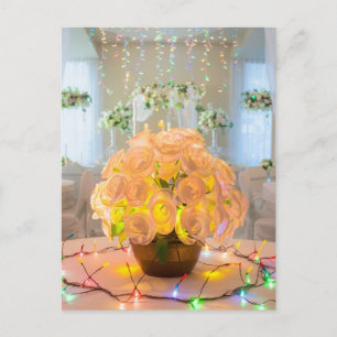 Postal Floral iluminada