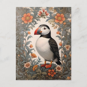 Postal Floral inspirada por William Morris