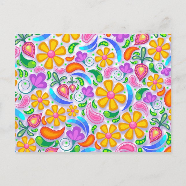 postal floral ligera (Anverso)