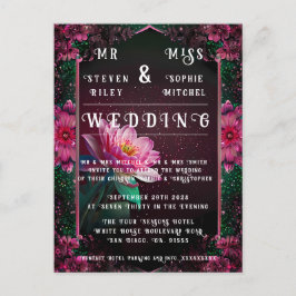 Postal Floral Lotus Boda Suite | Starry Night Romance