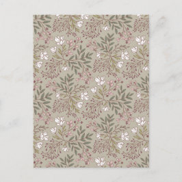 Postal Floral Meadow Dreams Wildflower Botanical Art