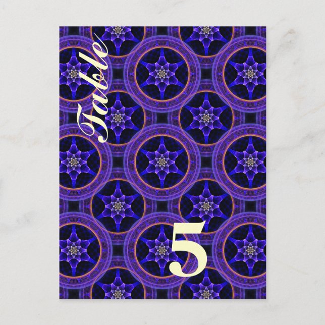 Postal Floral Modern Boho Elegant Abstract Pattern #505 (Anverso)