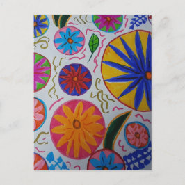 Postal Floral moderna
