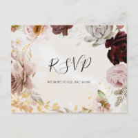 Floral Moderno de Rubor | Solicitud de canción de