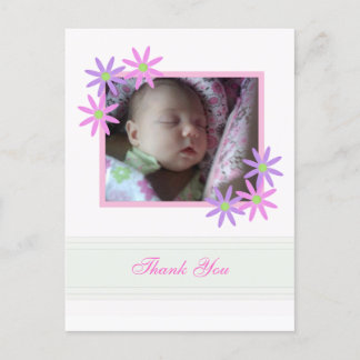 Postal Floral personalizada Gracias